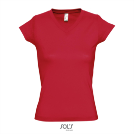T-shirt V hals Moon