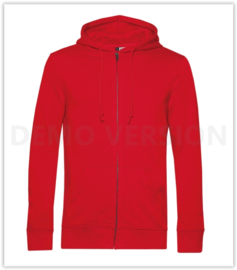 Zipped hoodie B&C