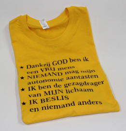 Dankzij GOD ben ik een VRIJ mens