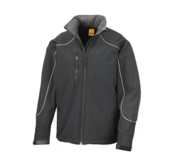 Hooded softshell jas