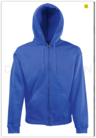 Zipped hoodie Fruit of the loom