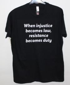 T-shirt: When injustments