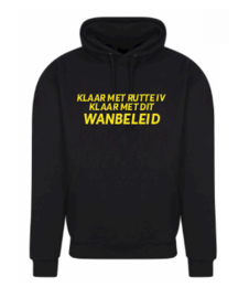 Hoodie klaar met Rutte