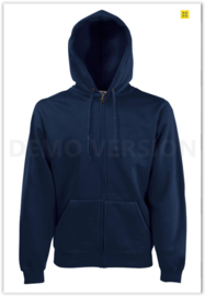 Zipped hoodie Fruit of the loom