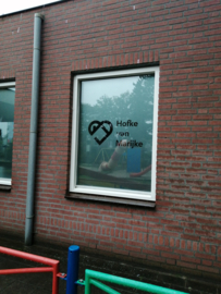 Raamblindering decoratie