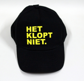 Cap HET KLOPT NIET