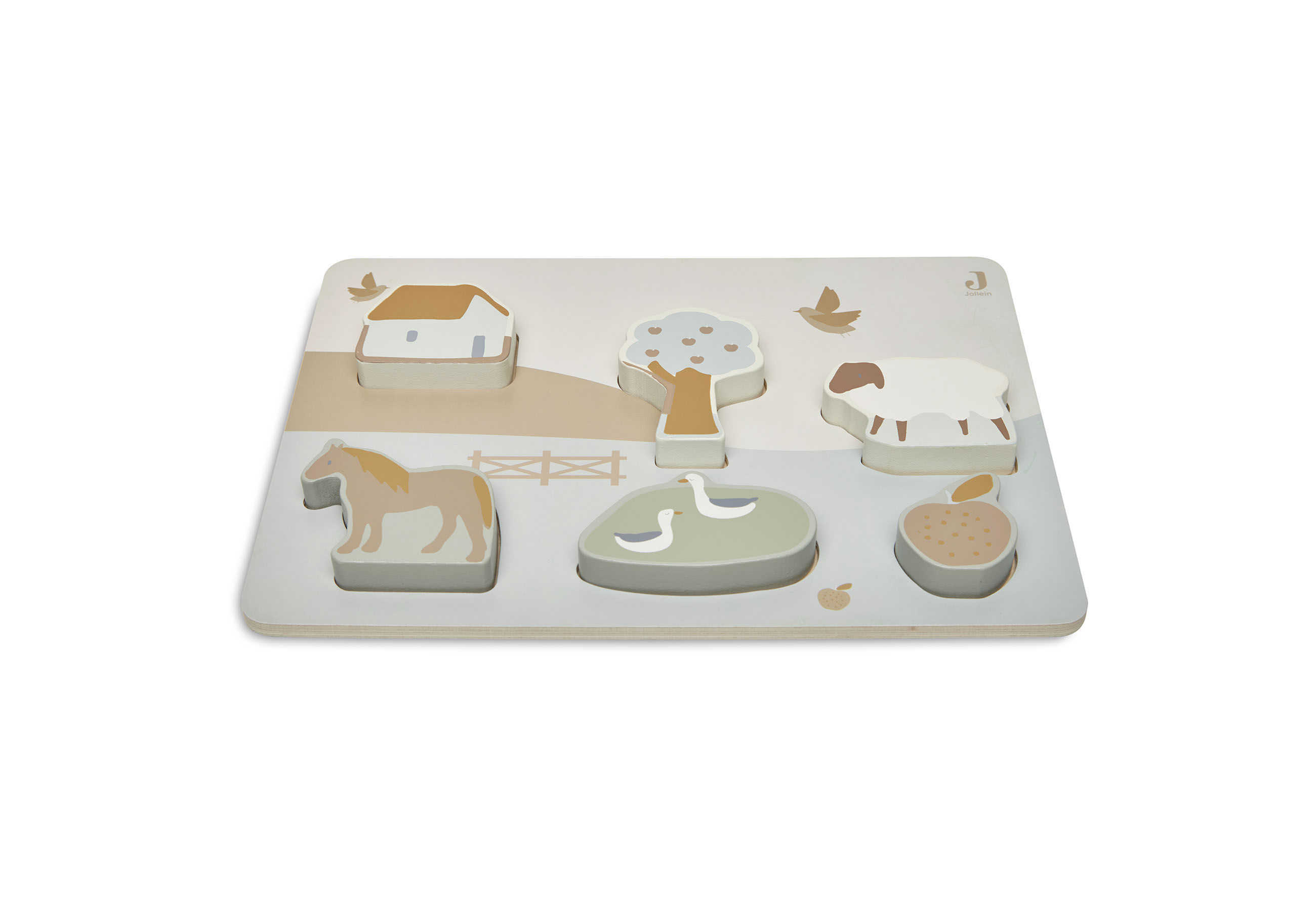 Jollein Houten Puzzel - Farm