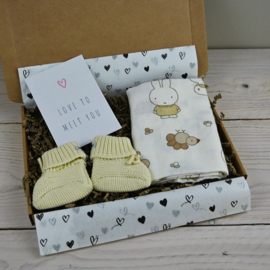 Brievenbus Kraamcadeautje | Geel