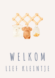Kaart | "Welkom lief kleintje"