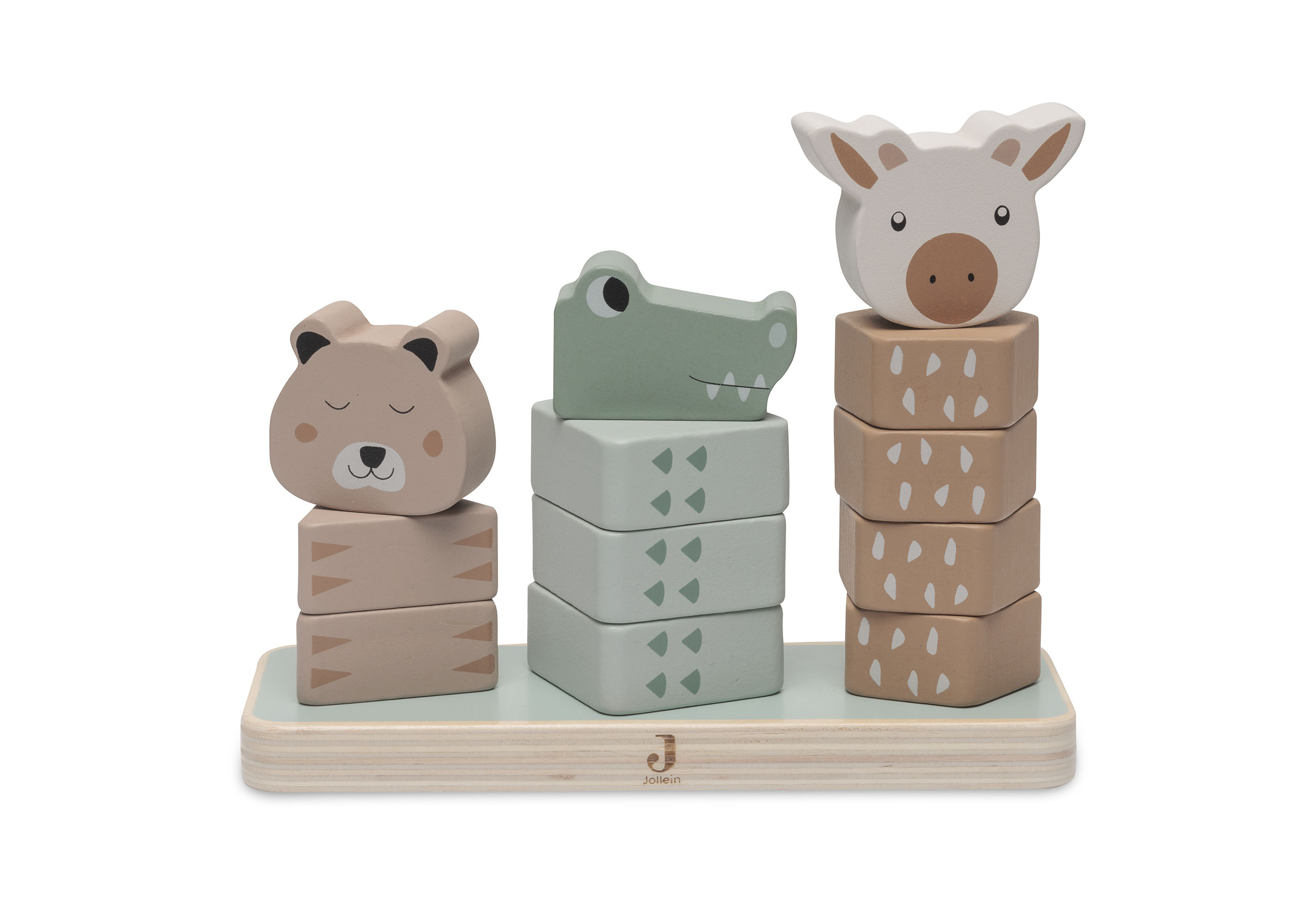 Jollein Houten Stapeltoren - Jungle Jambo