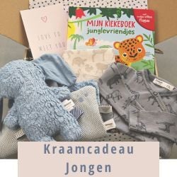 Bij Jans Babybox hebben we een ruim assortiment Kraamcadeaus voor Jongens