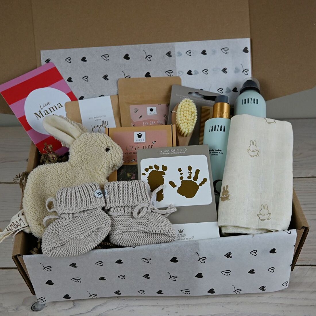 Cadeaubox 2 met Inkpad Gold