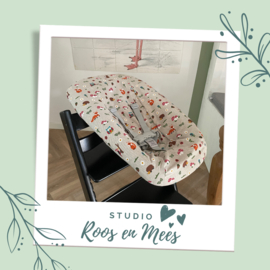 Tripp Trapp newbornset hoes - decoratiestof - bosdieren nieuw