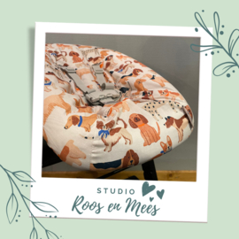 Tripp Trapp newbornset hoes - katoen - blije hondjes