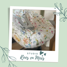 Tripp Trapp newbornset hoes - katoen - aquarel bloemenzee