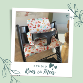 Tripp Trapp kussenset - katoen - bretz grijs