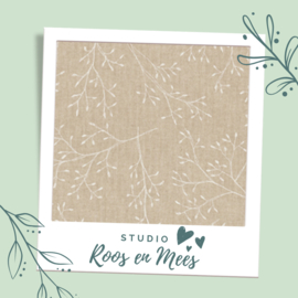 Tripp Trapp newbornset hoes - decoratiestof - getekende takjes op zand