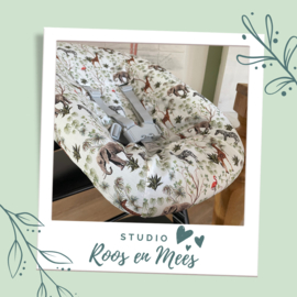 Tripp Trapp newbornset hoes - katoen - jungle met flamingo