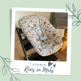Tripp Trapp newbornset hoes - katoen - jungle dieren met aap