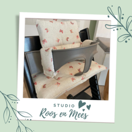 Tripp Trapp kussenset - decoratiestof - vlinders