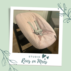 Tripp Trapp newbornset hoes - decoratiestof - roze golfjes