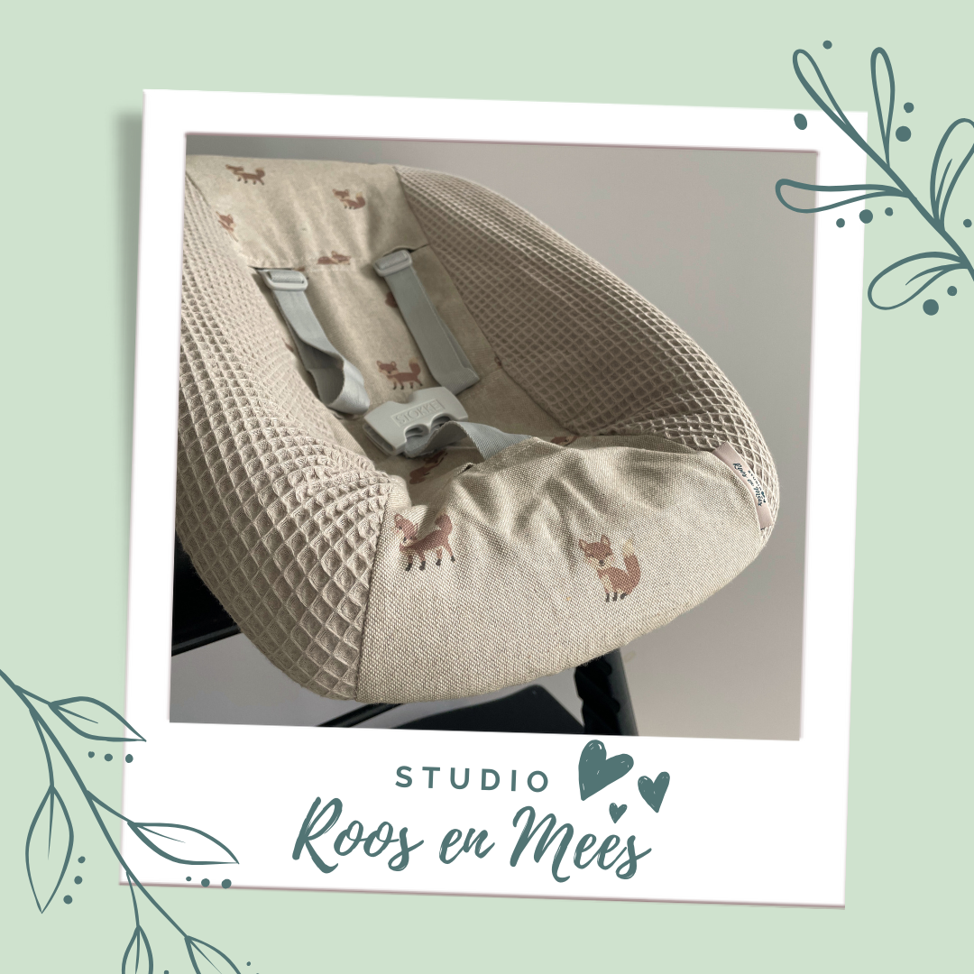 Tripp Trapp newbornset hoes - mix - baby vosjes met wafelstof zand