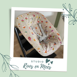 Tripp Trapp newbornset hoes - decoratiestof - cupcakes