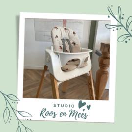Stokke Steps kussenset - decoratiestof - roodborstje