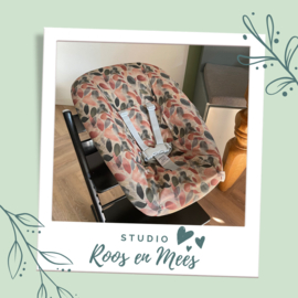 Tripp Trapp newbornset hoes - decoratiestof - brons en groentinten