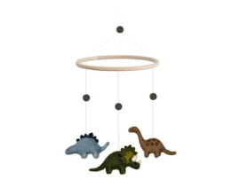 GAMCHA - mobiel - dinosaurus blauw, groen en bruin