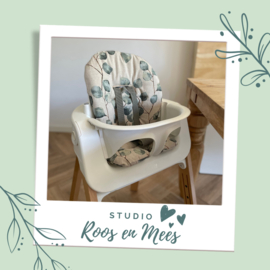 Stokke Steps kussenset - decoratiestof - eucalyptus bladeren