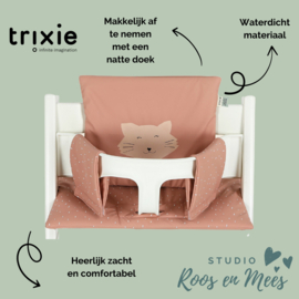 Tripp Trapp kussenset - afwasbaar - Trixie Mrs. Cat