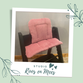 Kidsmill Up! kussenset - ribstof - oud roze