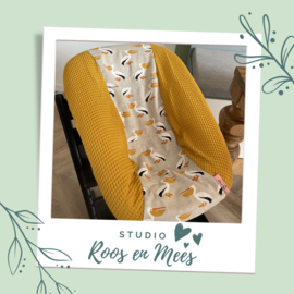 Tripp Trapp newbornset hoes - mix - lepelaar met wafelstof oker