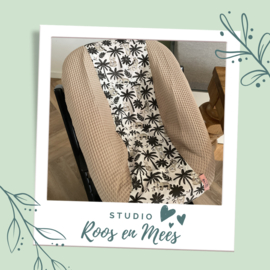 Tripp Trapp newbornset hoes - mix - luiaard met wafelstof camel