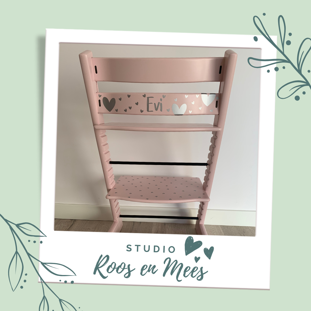 Decoratieset stickers hartjes