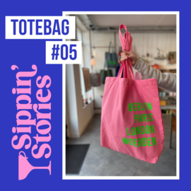 Sippin' Stories - totebag #05 - Grapefruit