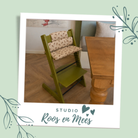 Tripp Trapp junior kussen - decoratiestof - getekende teckels