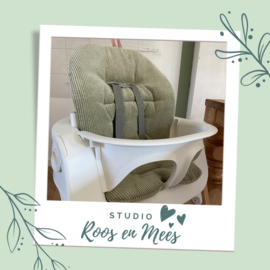 Stokke Steps kussenset - ribstof - olijf