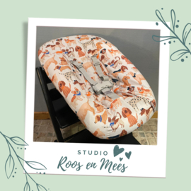 Tripp Trapp newbornset hoes - katoen - blije hondjes