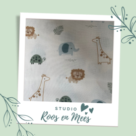 Tripp Trapp newbornset hoes - katoen - jungle met schildpad