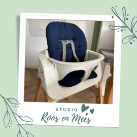 Stokke Steps kussenset - wafelstof - koningsblauw