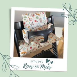 Tripp Trapp kussenset - katoen - snoop ecru