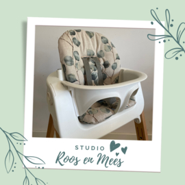 Stokke Steps kussenset - decoratiestof - eucalyptus bladeren