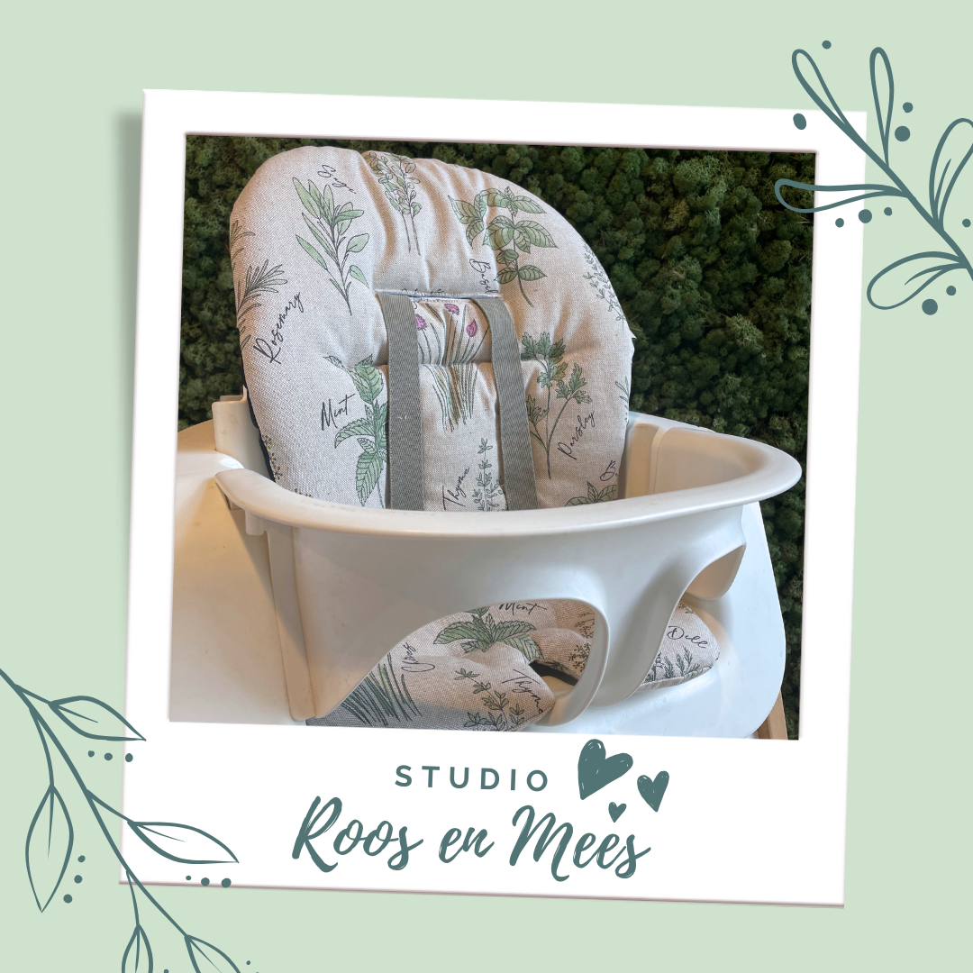 Stokke Steps kussenset - decoratiestof - kruidentuin