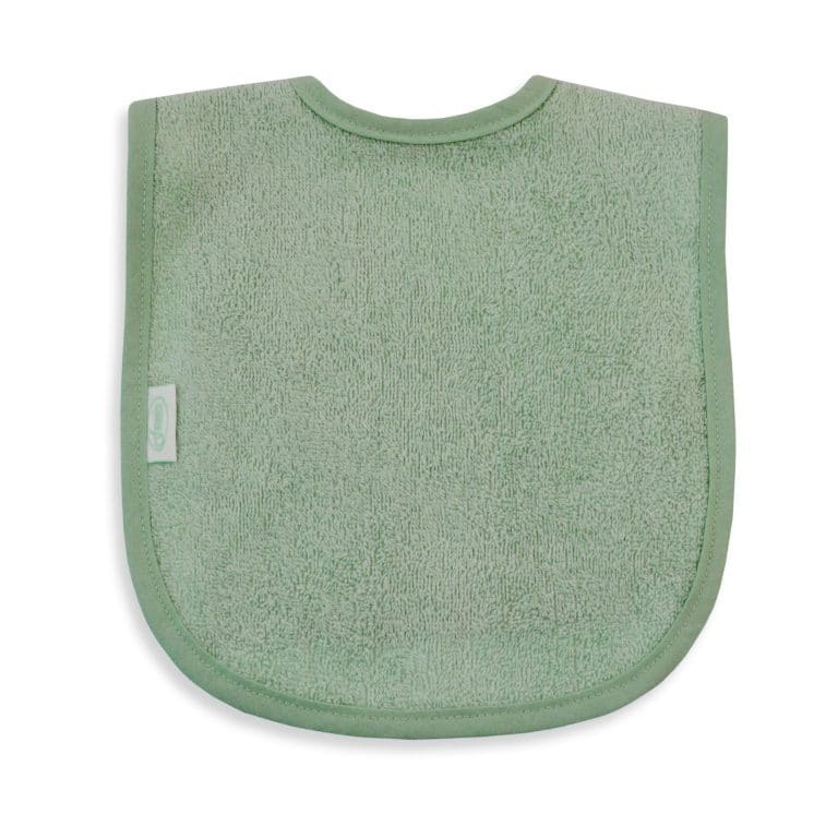 Katoenen slab - uni stone green