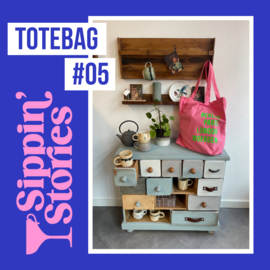 Sippin' Stories - totebag #05 - Grapefruit