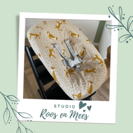 Tripp Trapp newbornset hoes - decoratiestof - panters oker