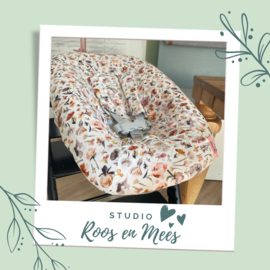 Tripp Trapp newbornset hoes - katoen - geschilderde bloemen