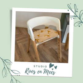 Stokke Steps los zitkussen - decoratiestof - panters oker